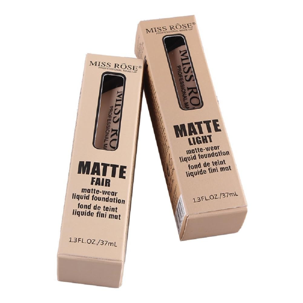 37Ml Matte Moisturizing Makeup Foundation Foundation Liquid Concealer Foundation (BEIGE 1, 37Ml)