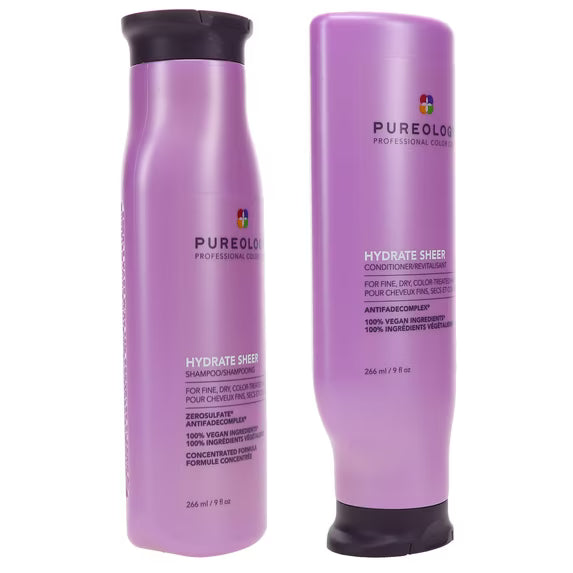 Pureology Hydrate Sheer Hydrating Shampoo & Conditioner Duo 9 fl oz