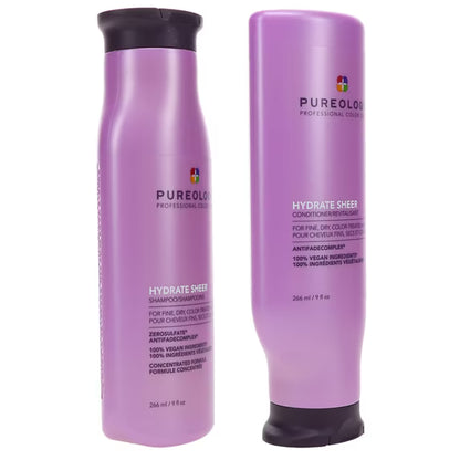 Pureology Hydrate Sheer Hydrating Shampoo & Conditioner Duo 9 fl oz