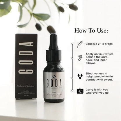 GODA For Him Men’s Pheromone Perfume – Confidence & Presence Fragrance 15ml
