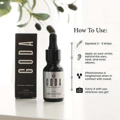 GODA For Him Pheromone Perfume For Man Long-Lasting | Confidence&Presence | 15ml