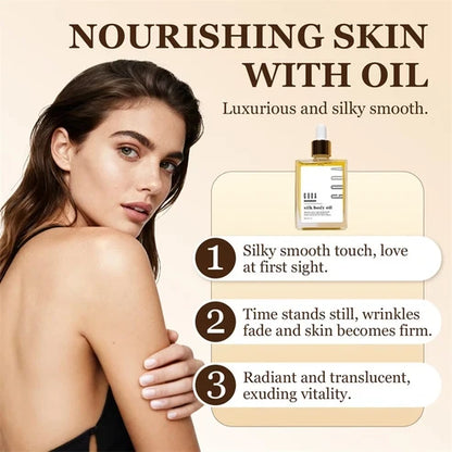 GODA Silk Body Oil – Luxury Pheromone Body Oil for Silky, Glowing Skin