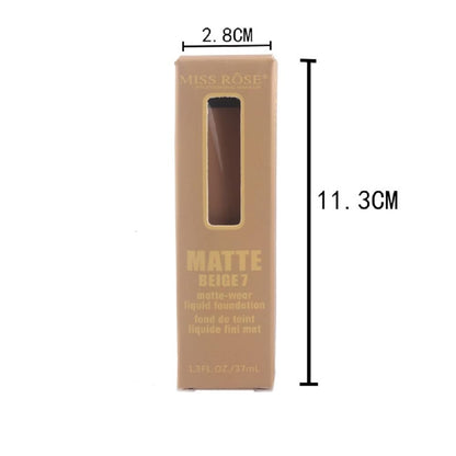 37Ml Matte Moisturizing Makeup Foundation Foundation Liquid Concealer Foundation (BEIGE 1, 37Ml)