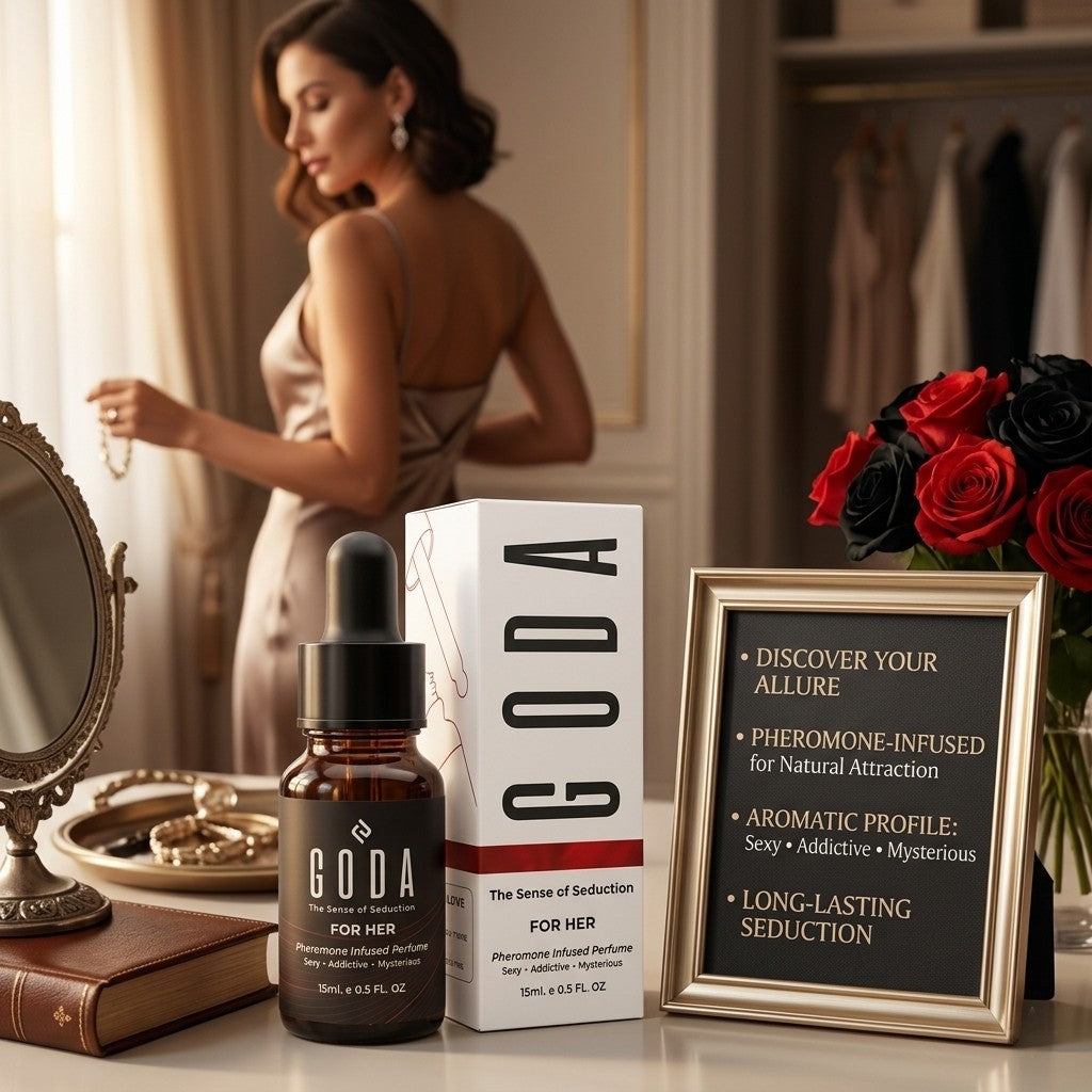 GODA For Her Pheromone Perfume for Women with Jasmine & Rose – 15ml