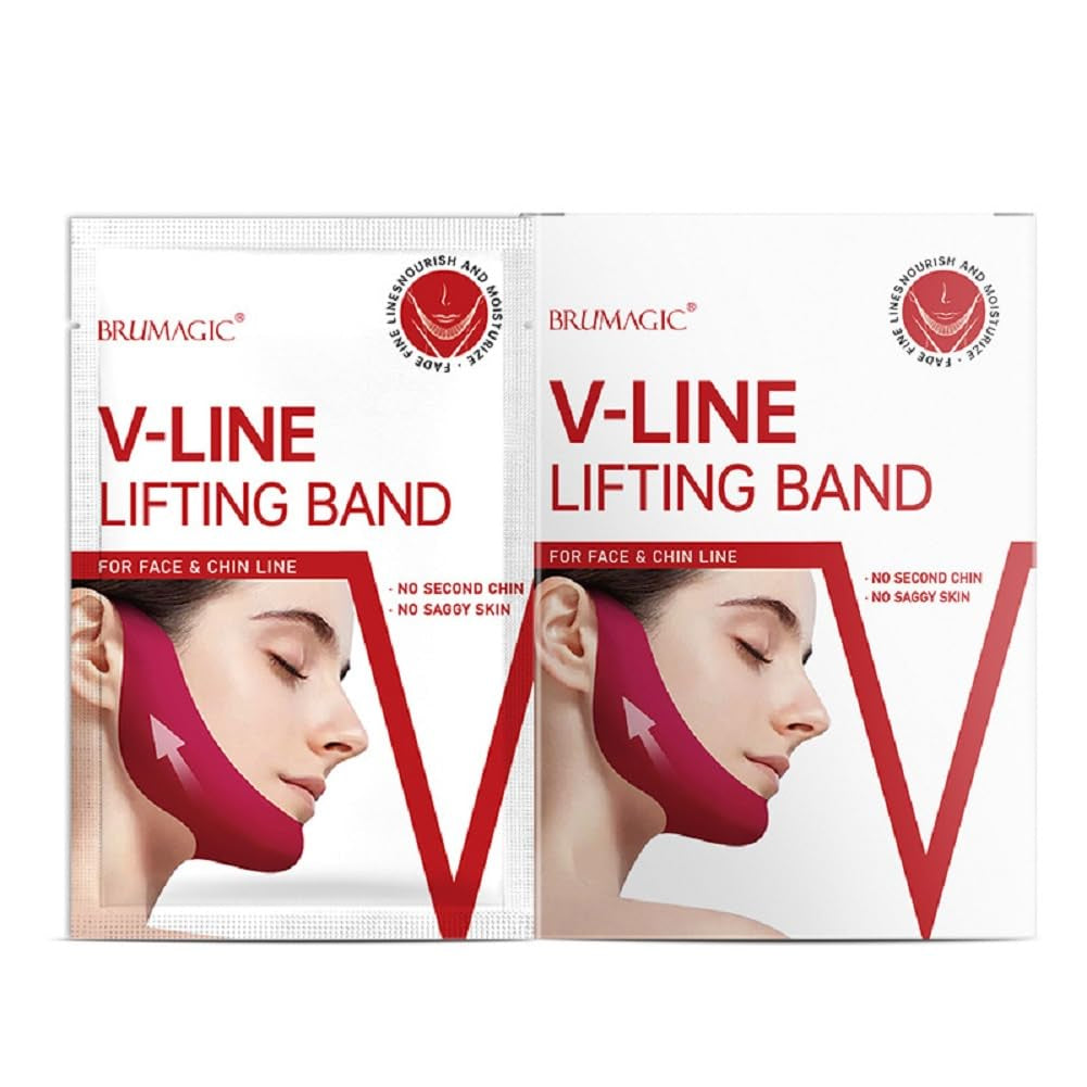 V Face Mask V Chin Lift Gel Hanging Ear Mask Lifting Bandage (5)