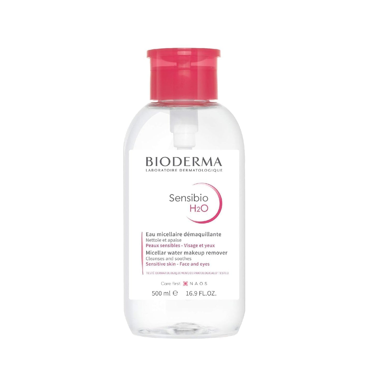 Bioderma - Sensibio - H2O Micellar Water - Makeup Remover Cleanser - Face Cleanser for Sensitive Skin