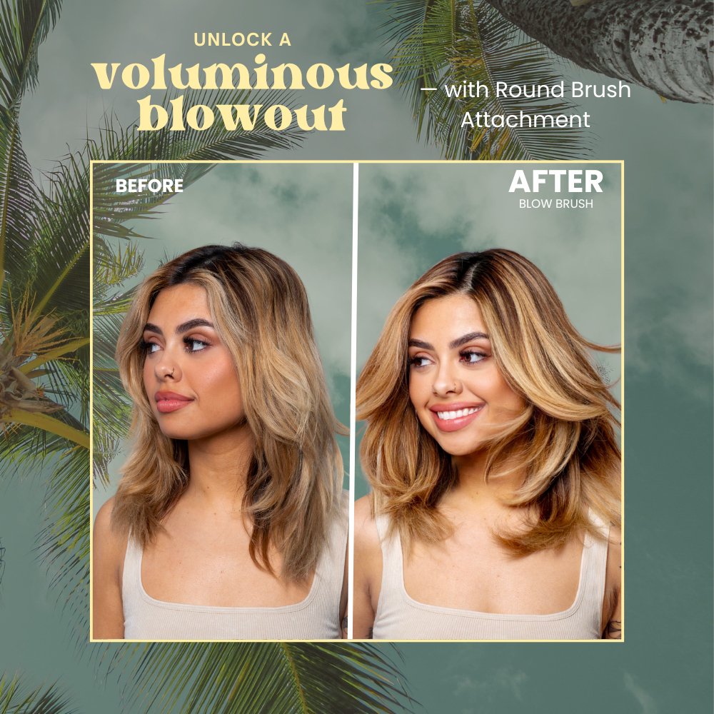 BEACHWAVER Co. Blowout Brush - Midnight Rose