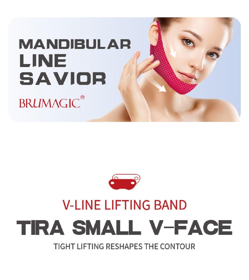 V Face Mask V Chin Lift Gel Hanging Ear Mask Lifting Bandage (5)