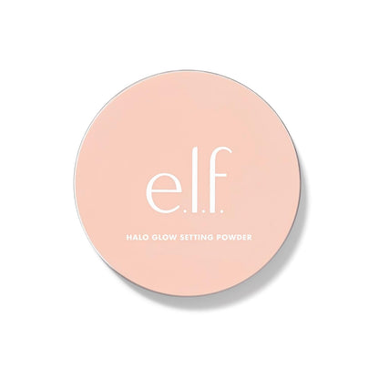 E.L.F. Halo Glow Soft Focus Setting Powder, Silky Setting Powder for Creating Soft Glow without Shine, Smooths Pores & Lines, Light