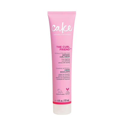 Cake Beauty Curl Defining Cream, The Curl Friend - Moisturizes and Defines Curls – For Frizz Control & Detangling - Avocado Oil, Soybean Oil & Shea Butter – For Curly Hair- 6 Fl Oz / 177 mL | Moisturizes