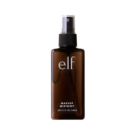 E.L.F. Makeup Mist & Set, Hydrating Setting Spray for Setting & Reviving Makeup, Soothes & Hydrates Skin, Infused with Vitamin A, Vegan & Cruelty-Free, 4.05 Fl Oz (120 Ml)