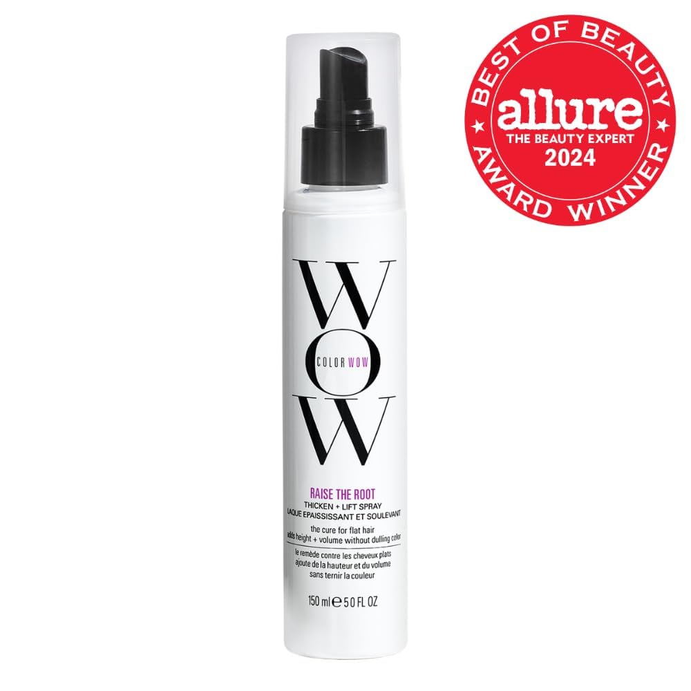 COLOR WOW Raise the Root Thicken + Lift Spray - All-Day Volume for Fine, Flat Hair without Dulling Color