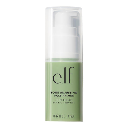 E.L.F. Tone Adjusting Face Primer, Makeup Primer for Neutralizing Uneven Skin Tones & Redness, Grips Makeup to Last, Vegan & Cruelty-Free, Small