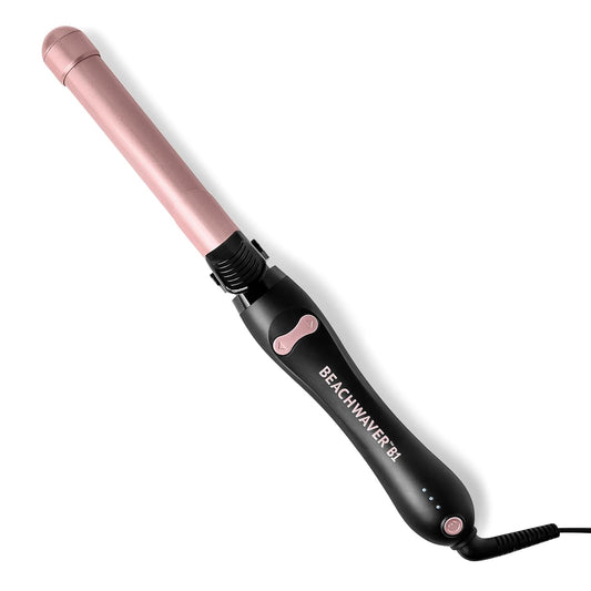 BEACHWAVER Co. B1 Rotating Curling Iron Midnight Rose Even Heat Distribution 1"