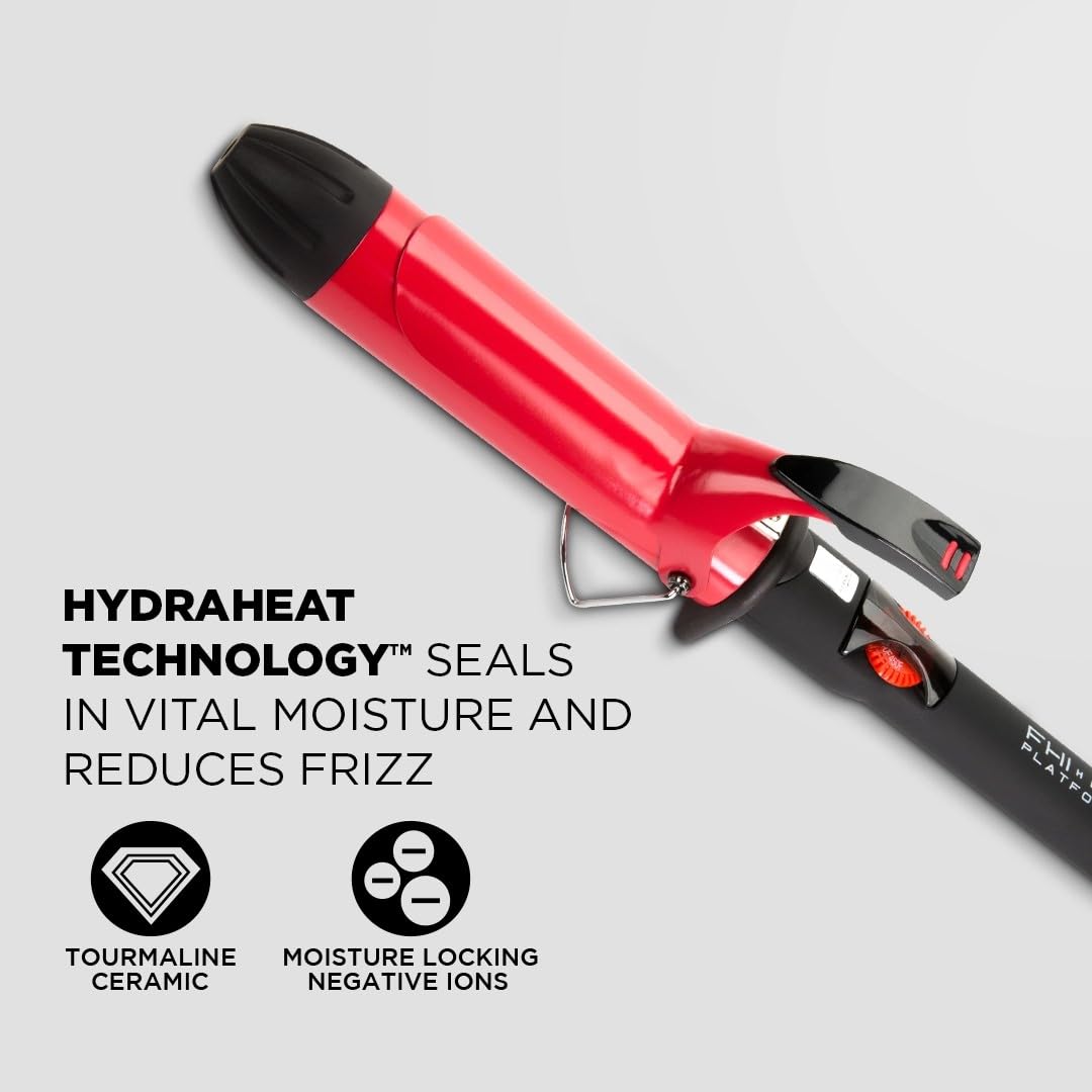 FHI Heat Bounce Curling Iron - Red - 1"
