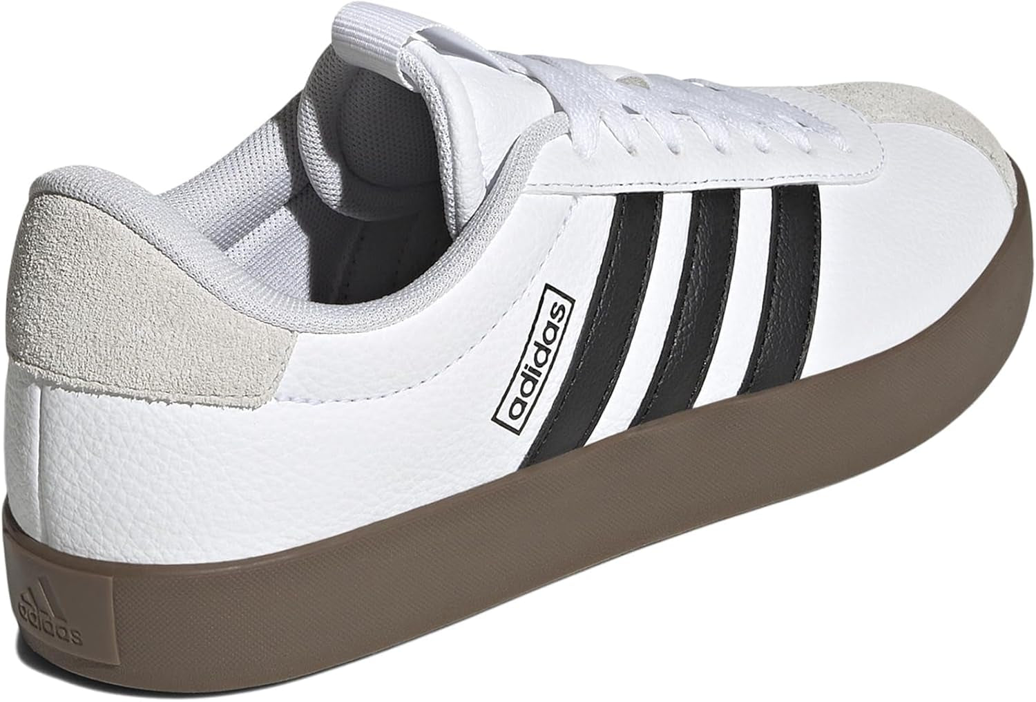 Adidas Womens Vl Court 3.0 Lace up Sneakers Shoes Casual - White