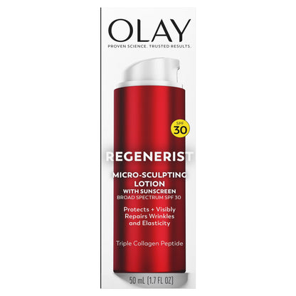 Olay Regenerist Micro-Sculpting Cream Hydrating Moisturizer SPF30 50ml/1.7oz NEW