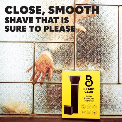 Beard Club Body & Groin Trimmer Clipper Groomer Waterproof Travel Ready