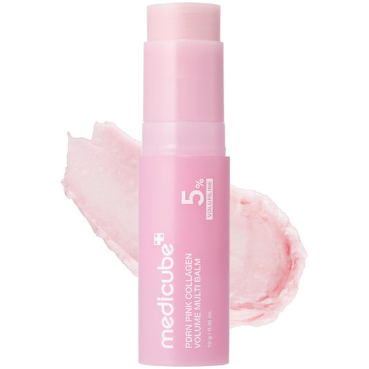 MEDICUBE PDRN Pink Collagen Volume Multi Balm Stick for Hydration, Firmness & Glow – 10g