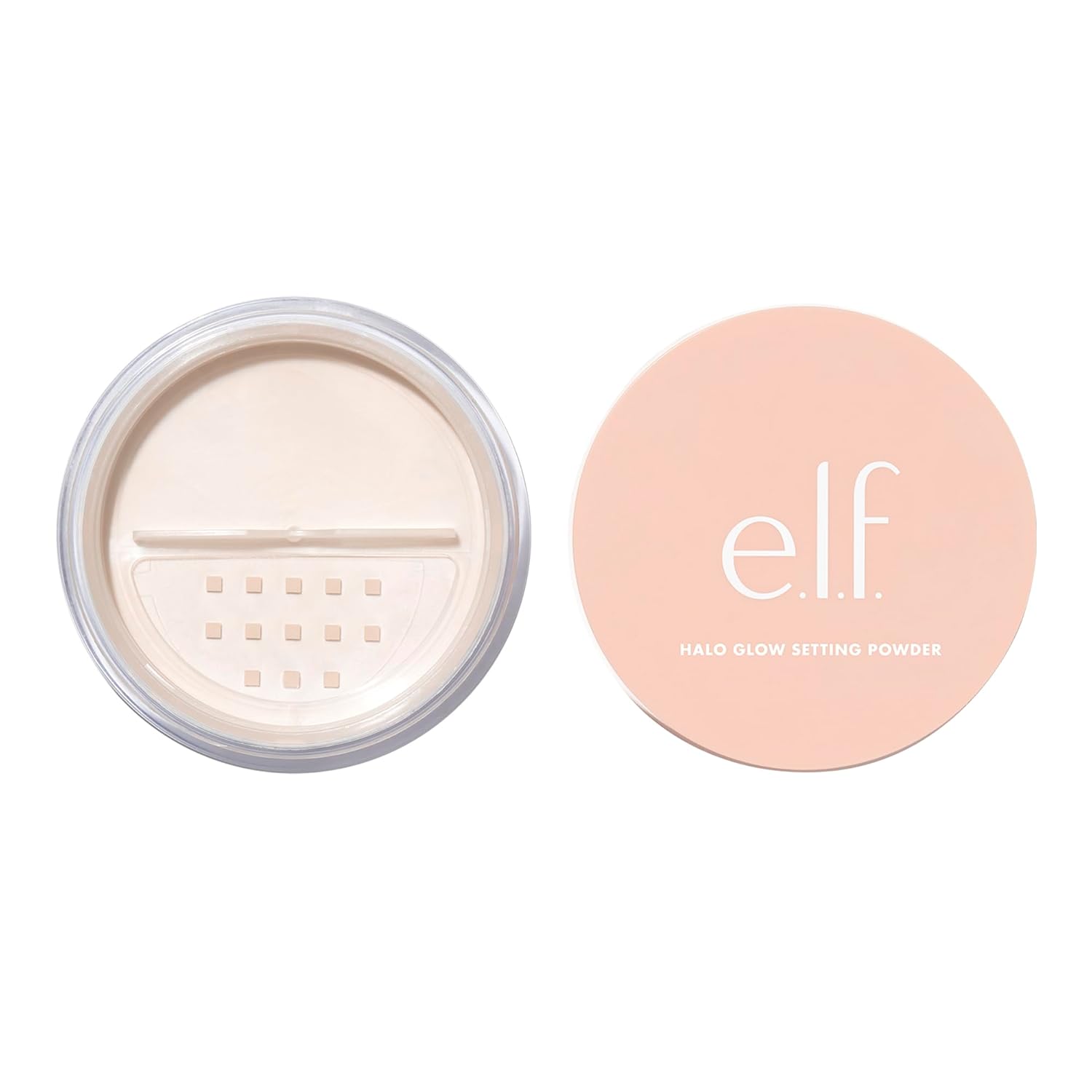 E.L.F. Halo Glow Soft Focus Setting Powder, Silky Setting Powder for Creating Soft Glow without Shine, Smooths Pores & Lines, Light