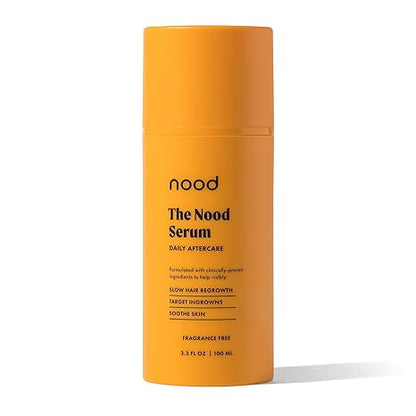 Nood NEW Serum — Slows Hair Regrowth, Shave Less — After Shave Oil Treats & Prevents Ingrown Hairs, Razor Bumps, Hair Cysts — Visible Results After First Use & Works Wherever Hair Grows