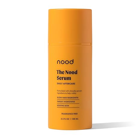 Nood NEW Serum — Slows Hair Regrowth, Shave Less — After Shave Oil Treats & Prevents Ingrown Hairs, Razor Bumps, Hair Cysts — Visible Results After First Use & Works Wherever Hair Grows