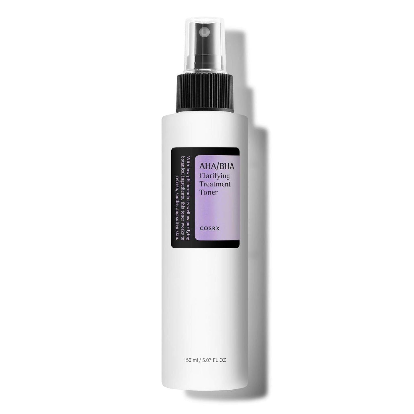 COSRX AHA/BHA Treatment Toner 5.07 fl.oz/ 150ml, Facial Exfoliating Spray for Wh