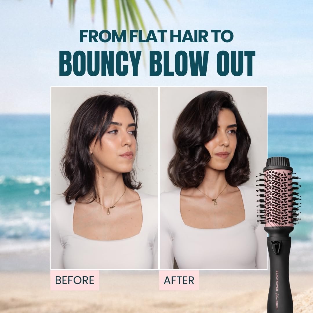 BEACHWAVER Co. Blowout Brush - Midnight Rose