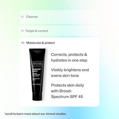 New Revision Skincare Intellishade Original Tinted Moisturizer SPF 45, 1.7 oz