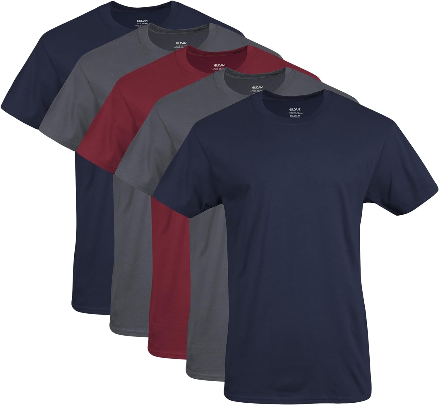 Gildan Men'S Crew T-Shirts, Multipack, Style G1100