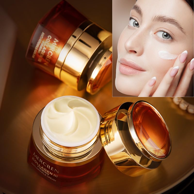 Collagen III Anti-Wrinkle Cream, Firming Moisturizer for Face, 1.7 fl oz