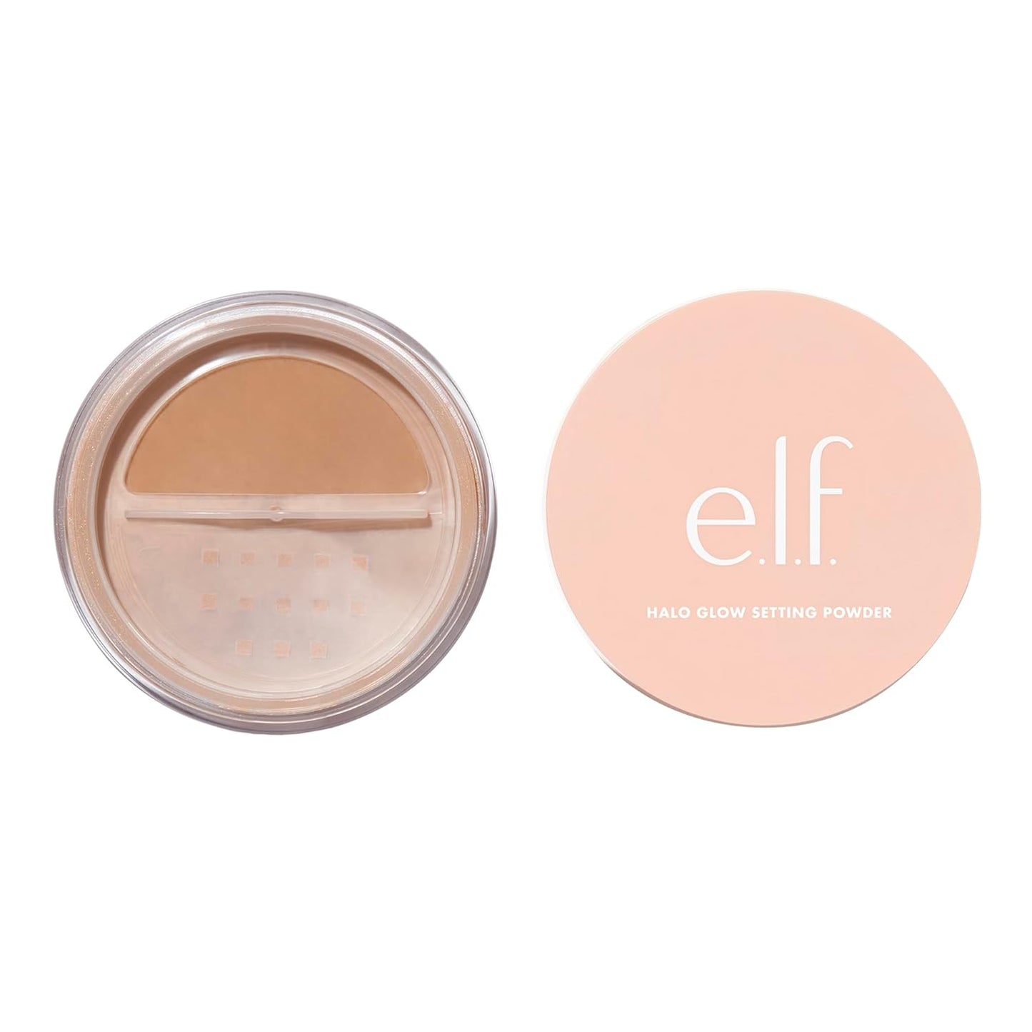 E.L.F. Halo Glow Soft Focus Setting Powder, Silky Setting Powder for Creating Soft Glow without Shine, Smooths Pores & Lines, Light