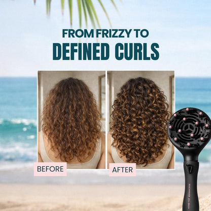 BEACHWAVER Co. Blowout Brush - Midnight Rose