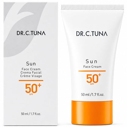 DR. C. TUNA Sun Face Cream SPF 50+ Hyaluronic Acid Vitamin E 50ml