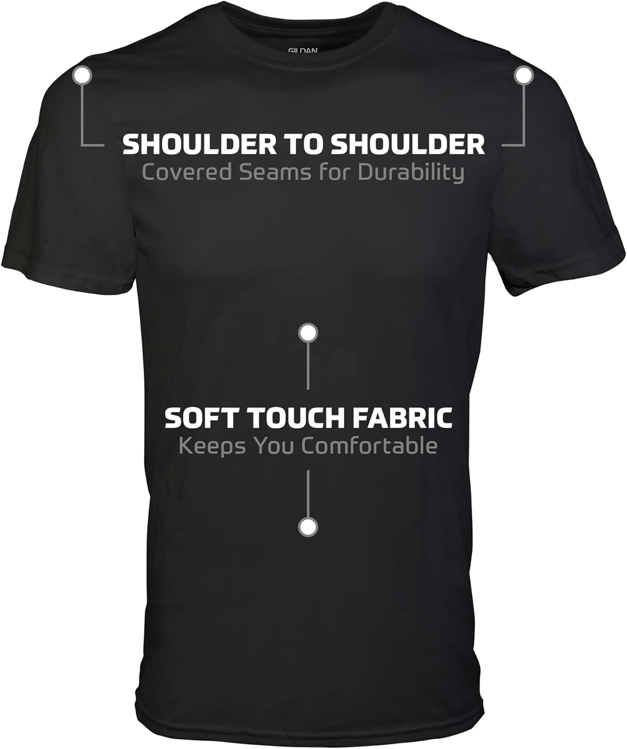 Gildan Men'S Crew T-Shirts, Multipack, Style G1100