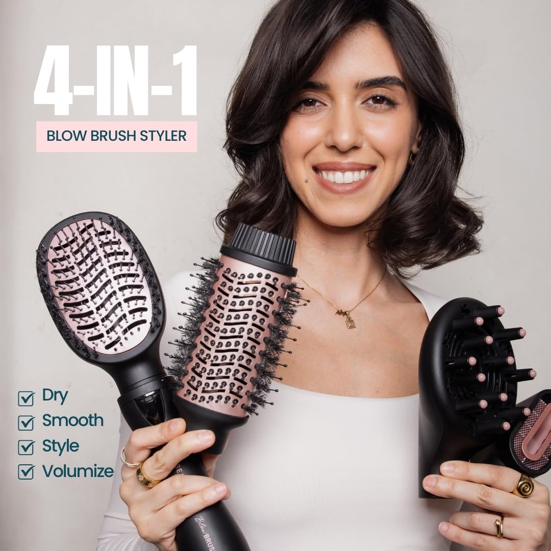 BEACHWAVER Co. Blowout Brush - Midnight Rose