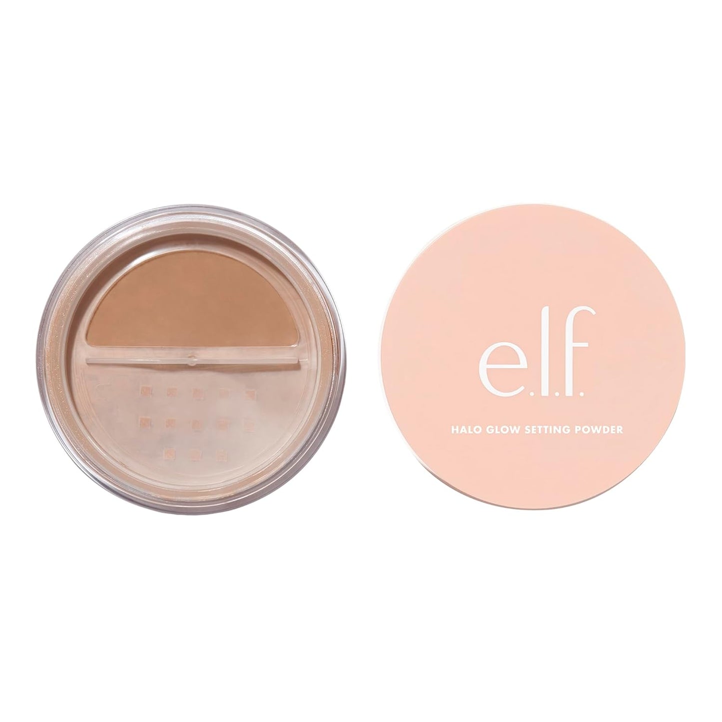 E.L.F. Halo Glow Soft Focus Setting Powder, Silky Setting Powder for Creating Soft Glow without Shine, Smooths Pores & Lines, Light