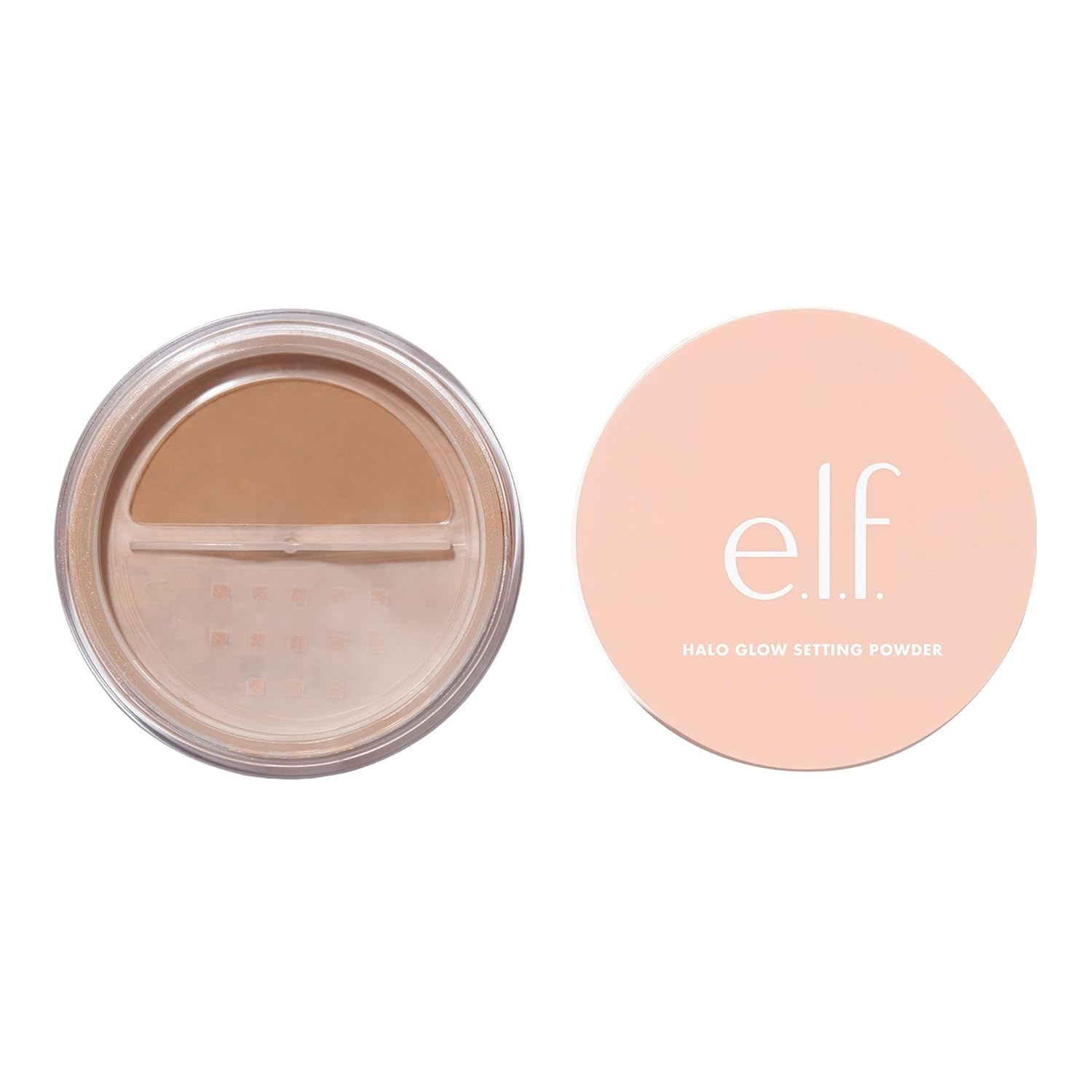 E.L.F. Halo Glow Soft Focus Setting Powder, Silky Setting Powder for Creating Soft Glow without Shine, Smooths Pores & Lines, Light