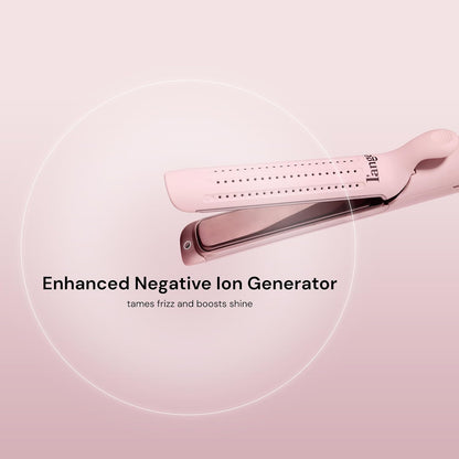L'ANGE HAIR Le Duo Grande 360° Airflow Straightener - Blush