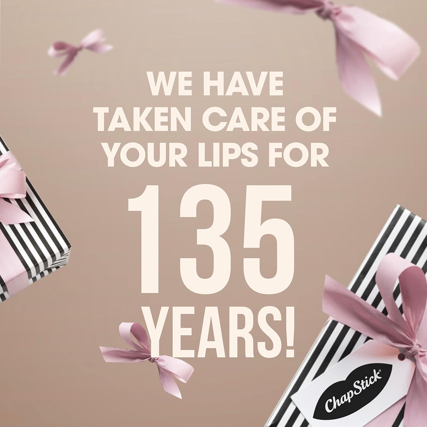 Chapstick Classic Cherry Lip Balm Tubes for Lip Care - 0.15 Oz (Pack of 3)