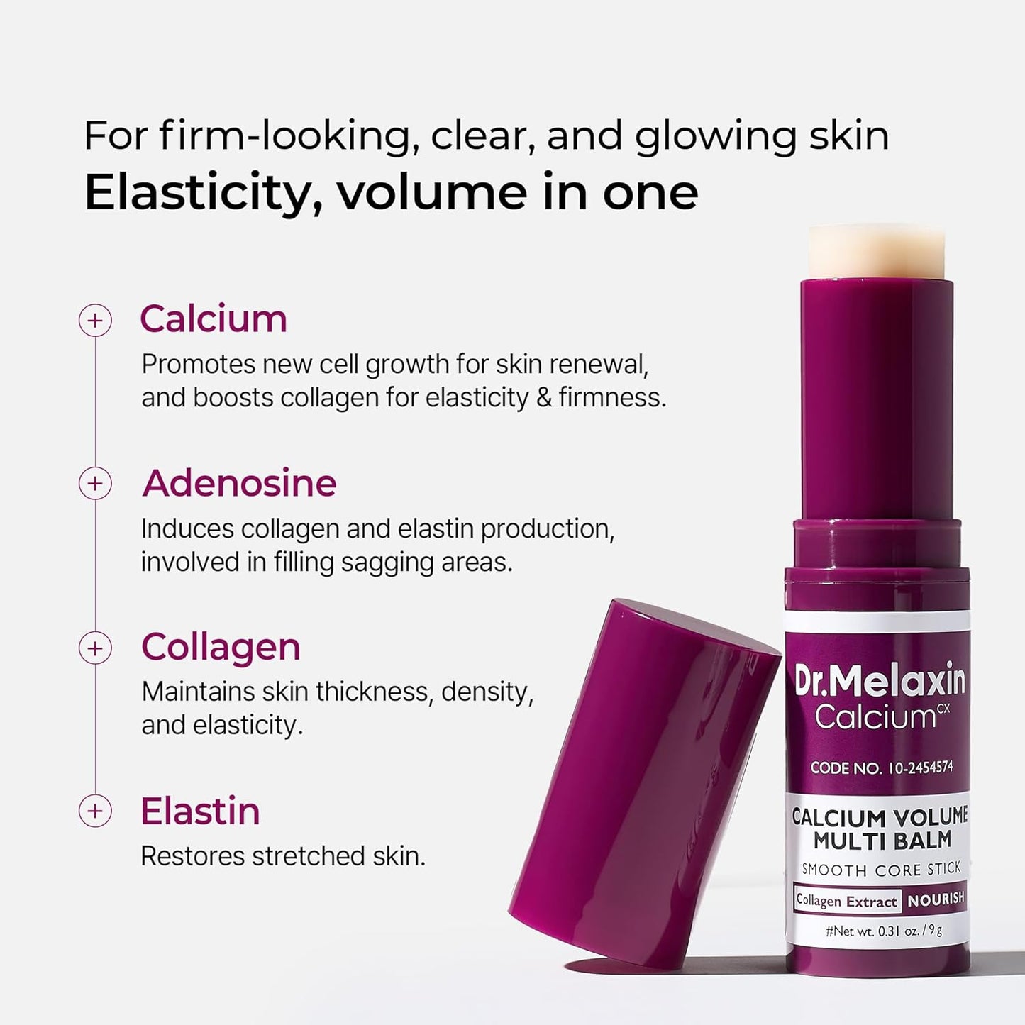 Dr.Melaxin Cemenrete Calcium Volume Multi Balm Wrinkle Core Stick K-beauty