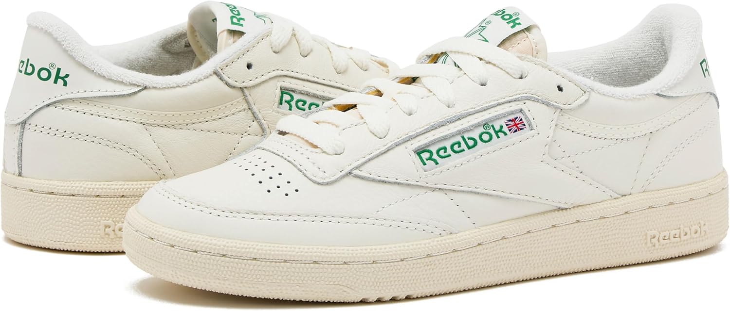 Reebok Club C 85 Vintage Tennis Sneakers, Casual White Womens Shoes
