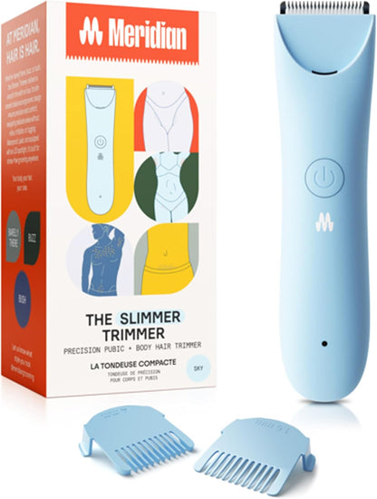 Meridian Slimmer Trimmer, Precision Pubic & Body Hair Trimmer for Women and