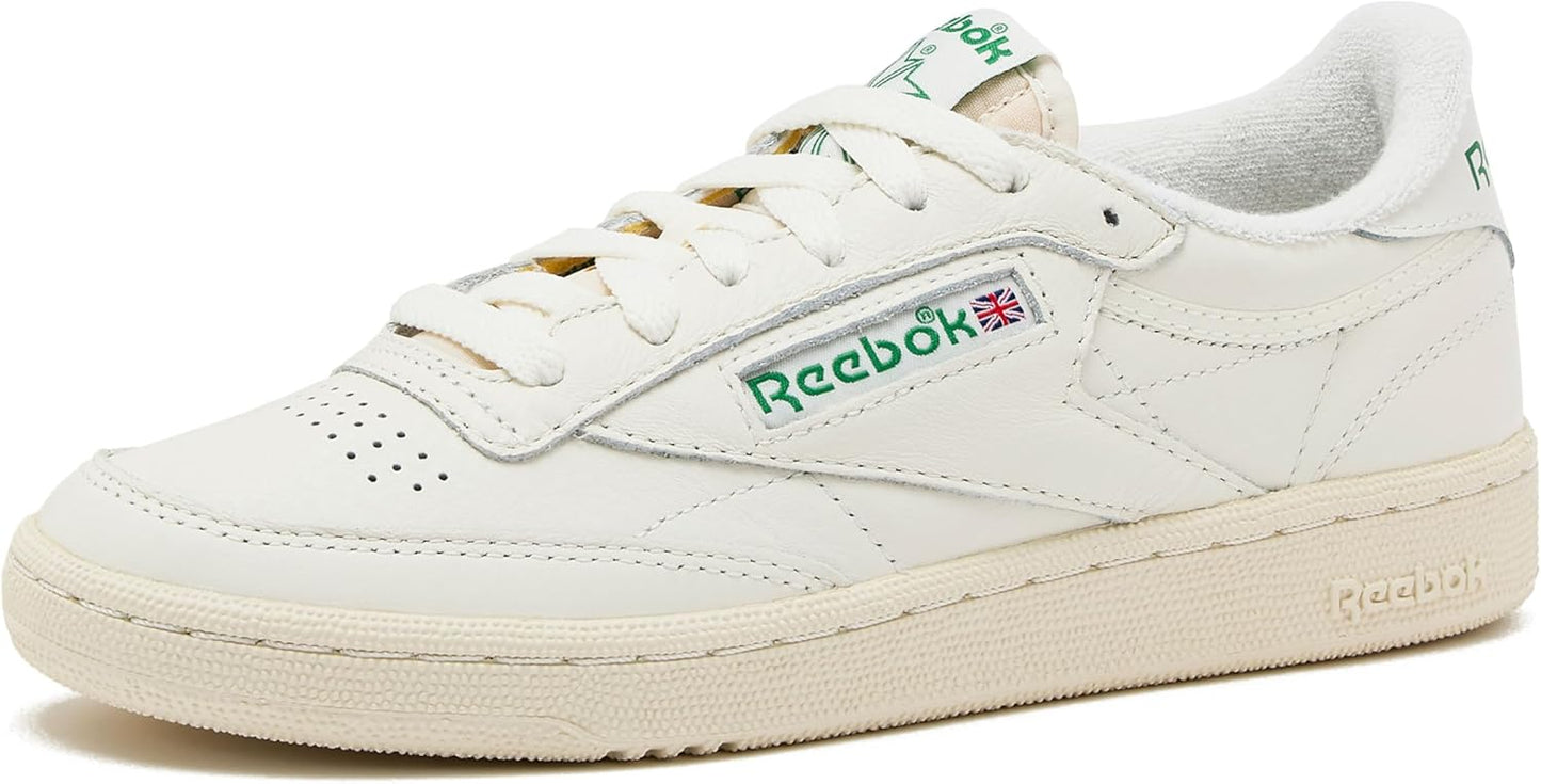 Reebok Club C 85 Vintage Tennis Sneakers, Casual White Womens Shoes