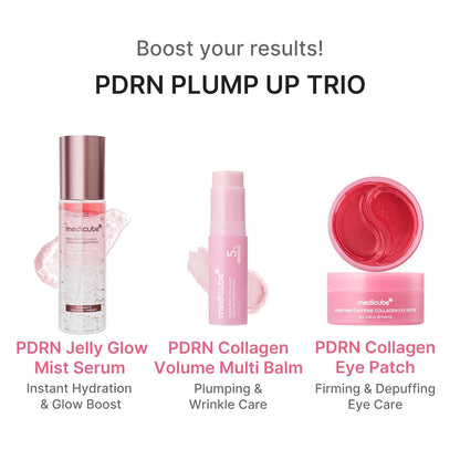 MEDICUBE PDRN Pink Collagen Volume Multi Balm Stick for Hydration, Firmness & Glow – 10g