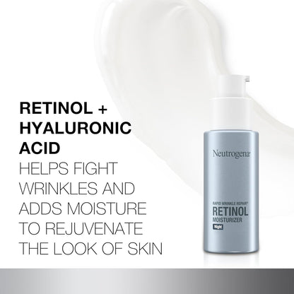 Neutrogena Rapid Wrinkle Repair Retinol Night Moisturizer 1FL OZ (29mL)