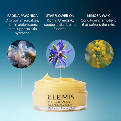 ELEMIS Pro-Collagen Cleansing Balm Makeup Remover, Hydrating Facial 20g