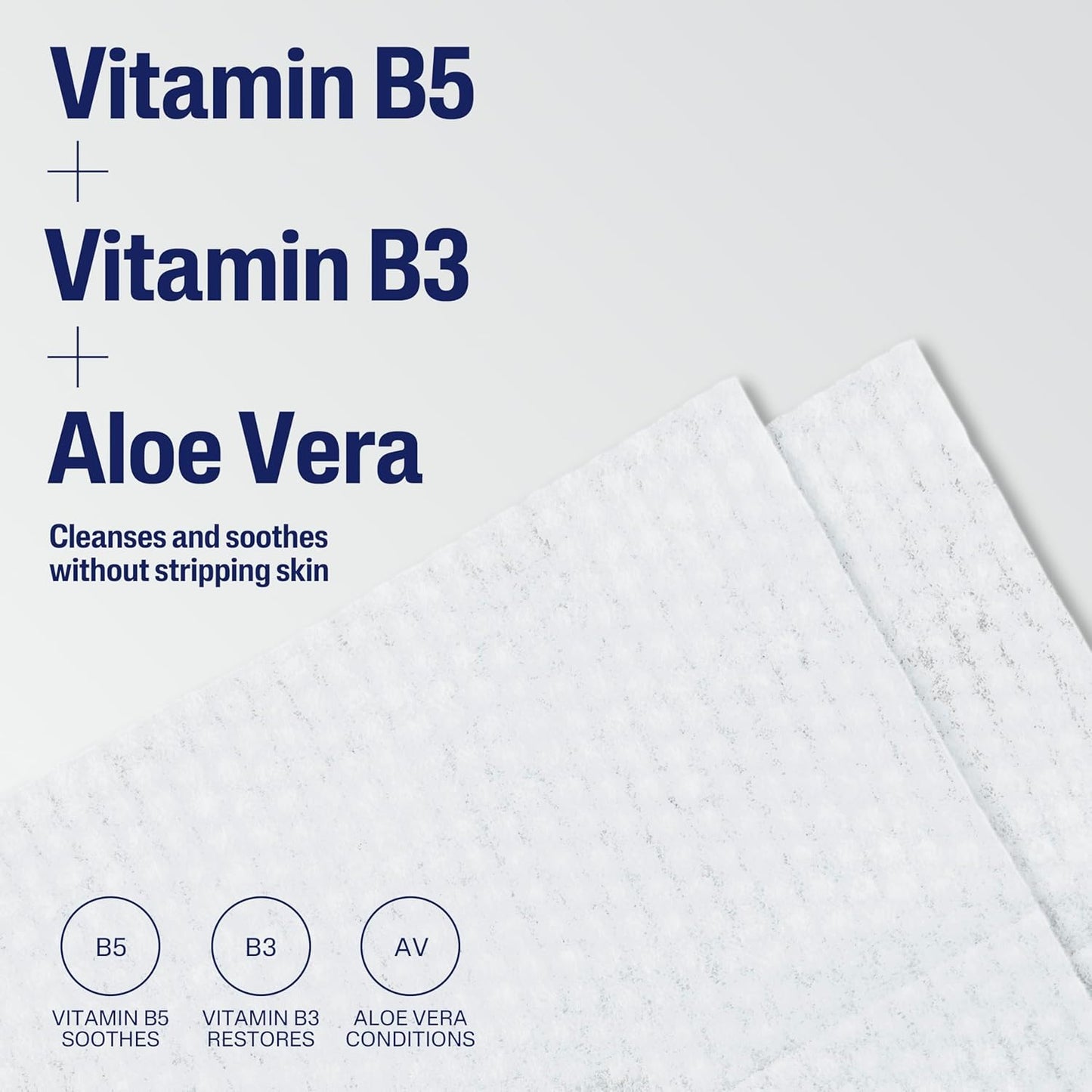 Cetaphil Face and Body Wipes, Gentle Skin Cleansing Cloths, 50 Count, Twin Pack, for Dry, Sensitive Skin, Flip Top Closure, Great for the Gym, Travel, in the Car, Hypoallergenic, Fragrance Free