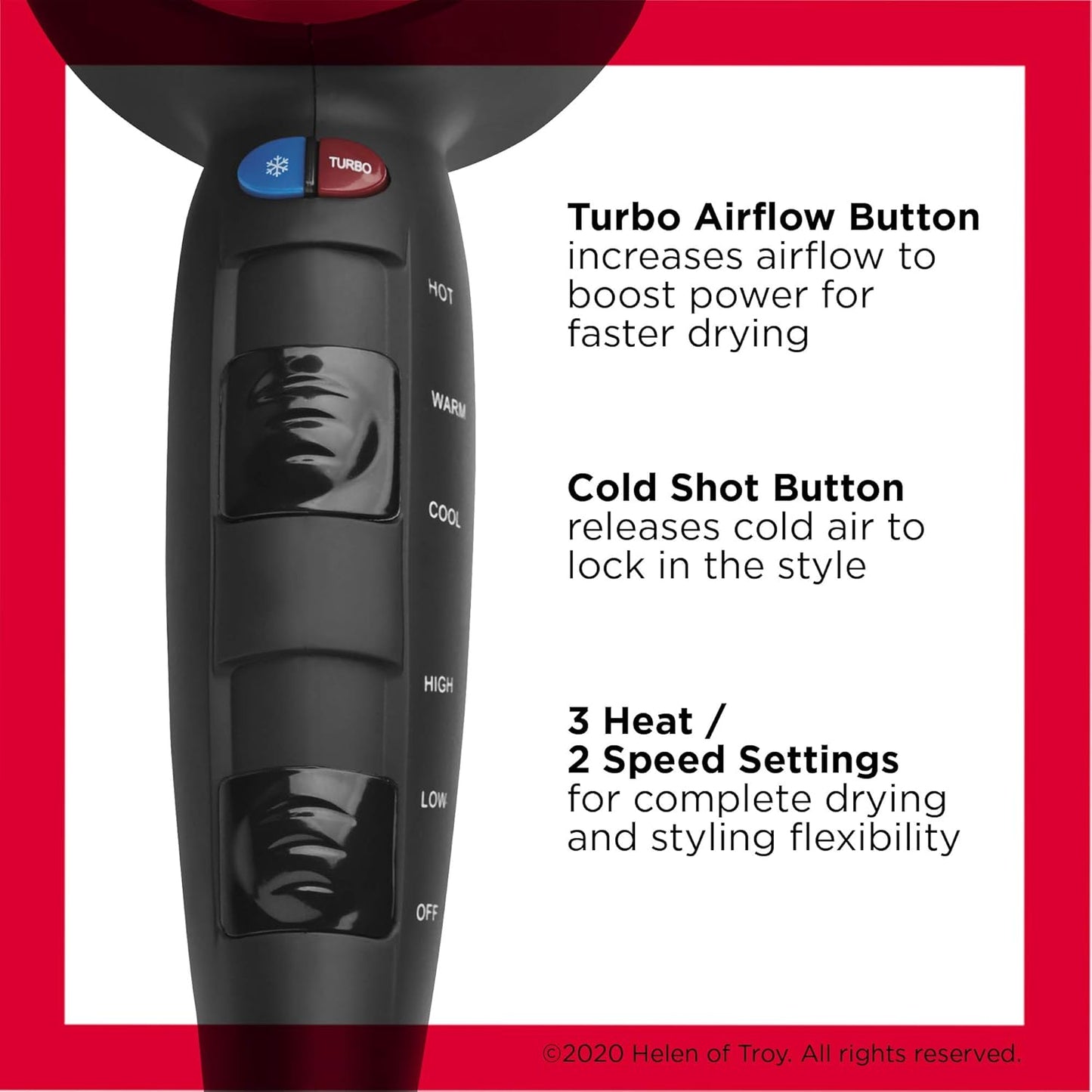 Revlon Perfect Heat Volumizing Turbo Hair Dryer - 1875 Watt