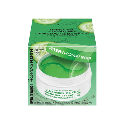 Peter Thomas Roth Cucumber De-Tox Hydra-Gel Eye Patches 60 Cts New in Box